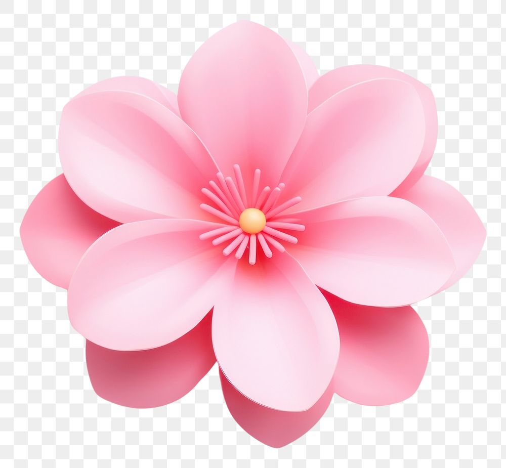 PNG Pink flower dahlia petal plant.