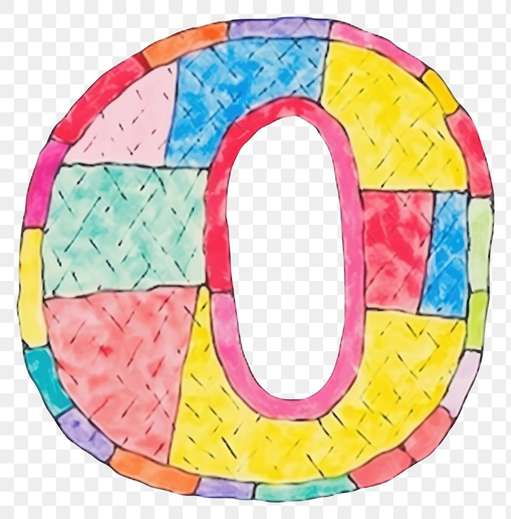 PNG Letter Q vibrant colors number text alphabet.