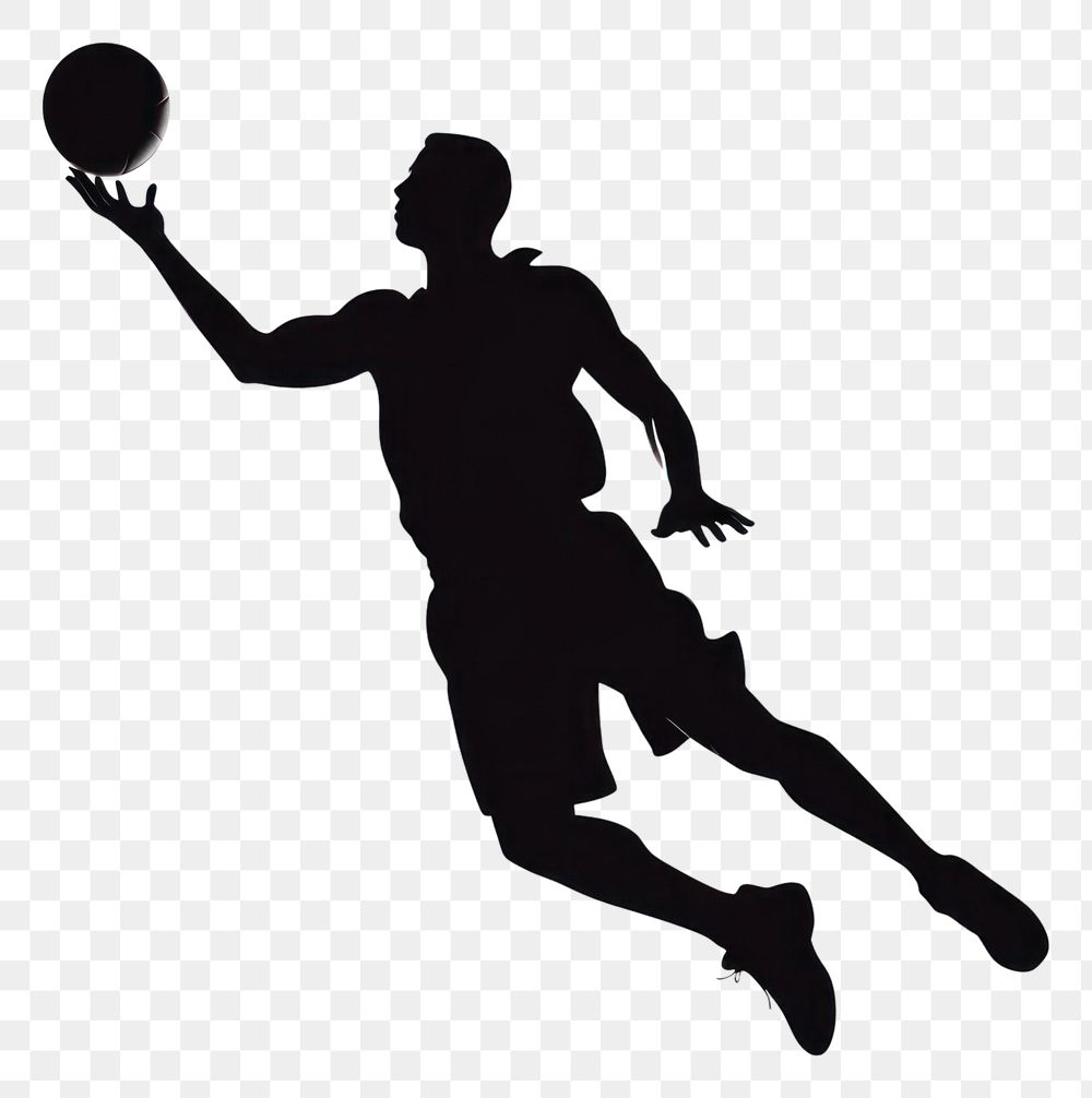 PNG Basketball Player silhouette basketball sports.