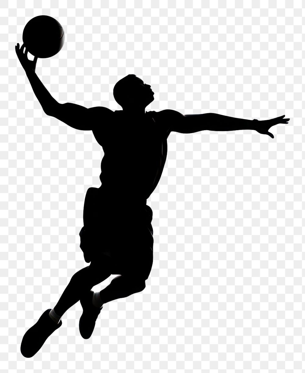 PNG Basketball Player silhouette basketball | Premium PNG - rawpixel