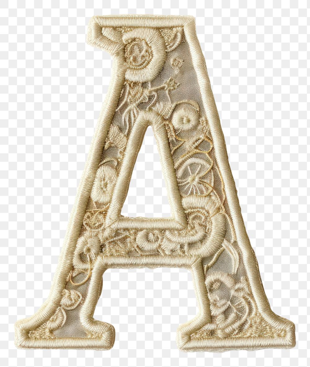 PNG Patch letter A text white background archaeology.