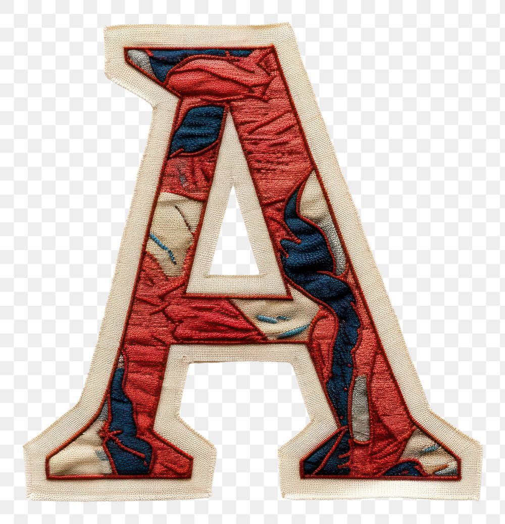 PNG Patch letter A symbol white background number.