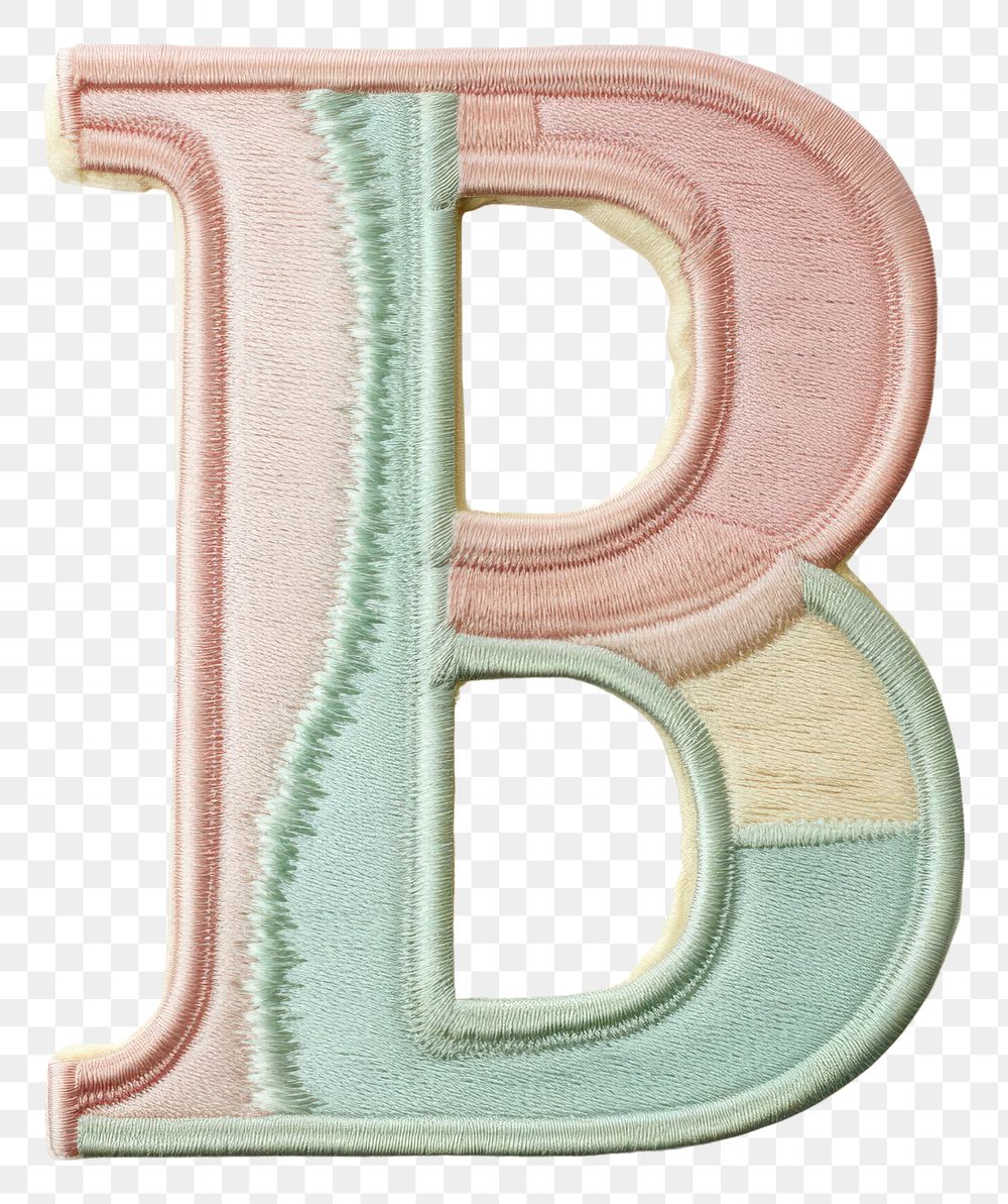 PNG Patch letter B text white background accessories.