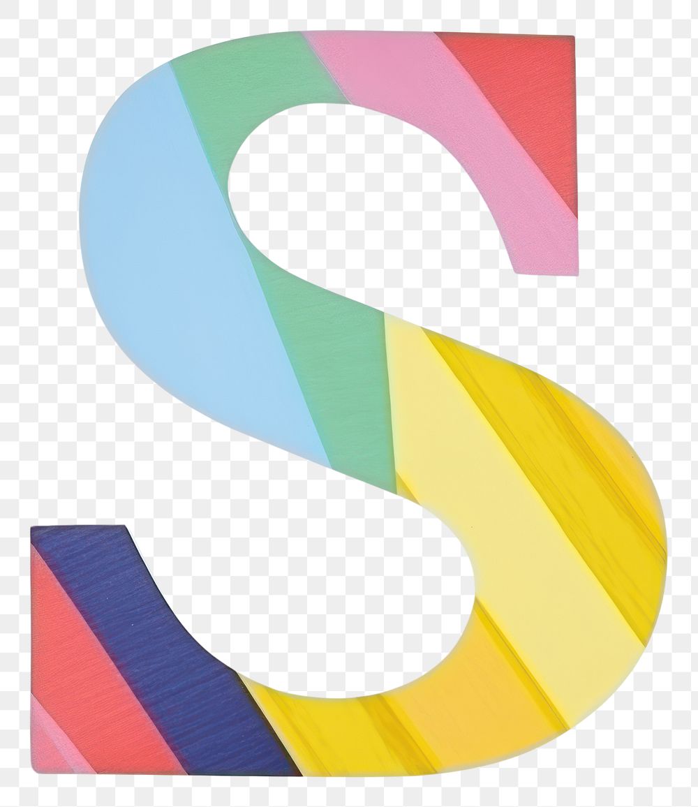 PNG Letter S cut paper text symbol number.