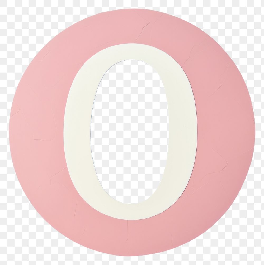 PNG Letter o cut paper number text lifebuoy.