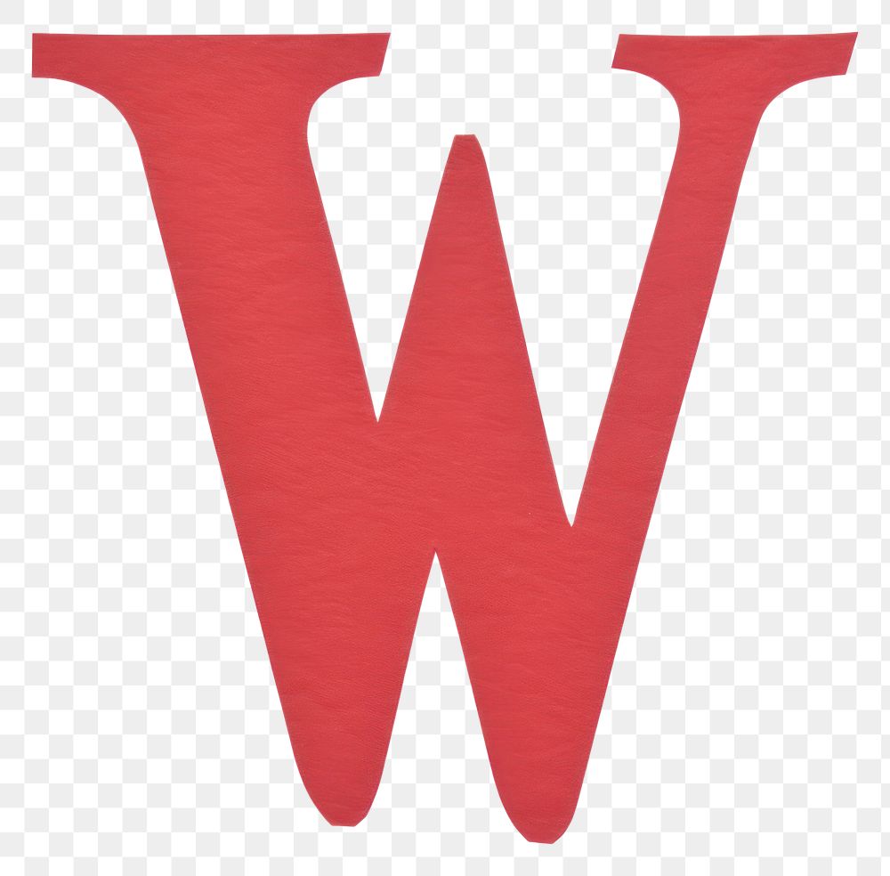 PNG Letter w cut paper | Premium PNG - rawpixel