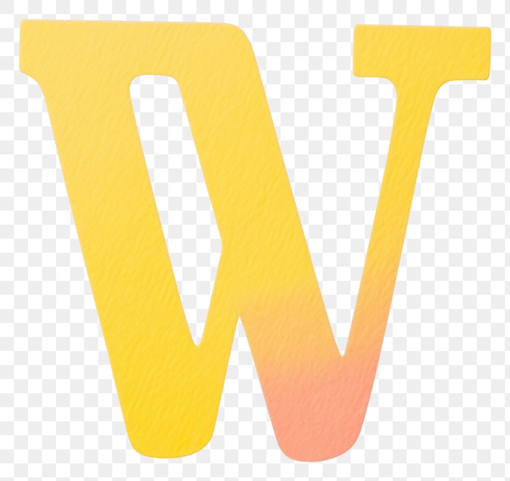 PNG Letter W cut paper | Premium PNG - rawpixel