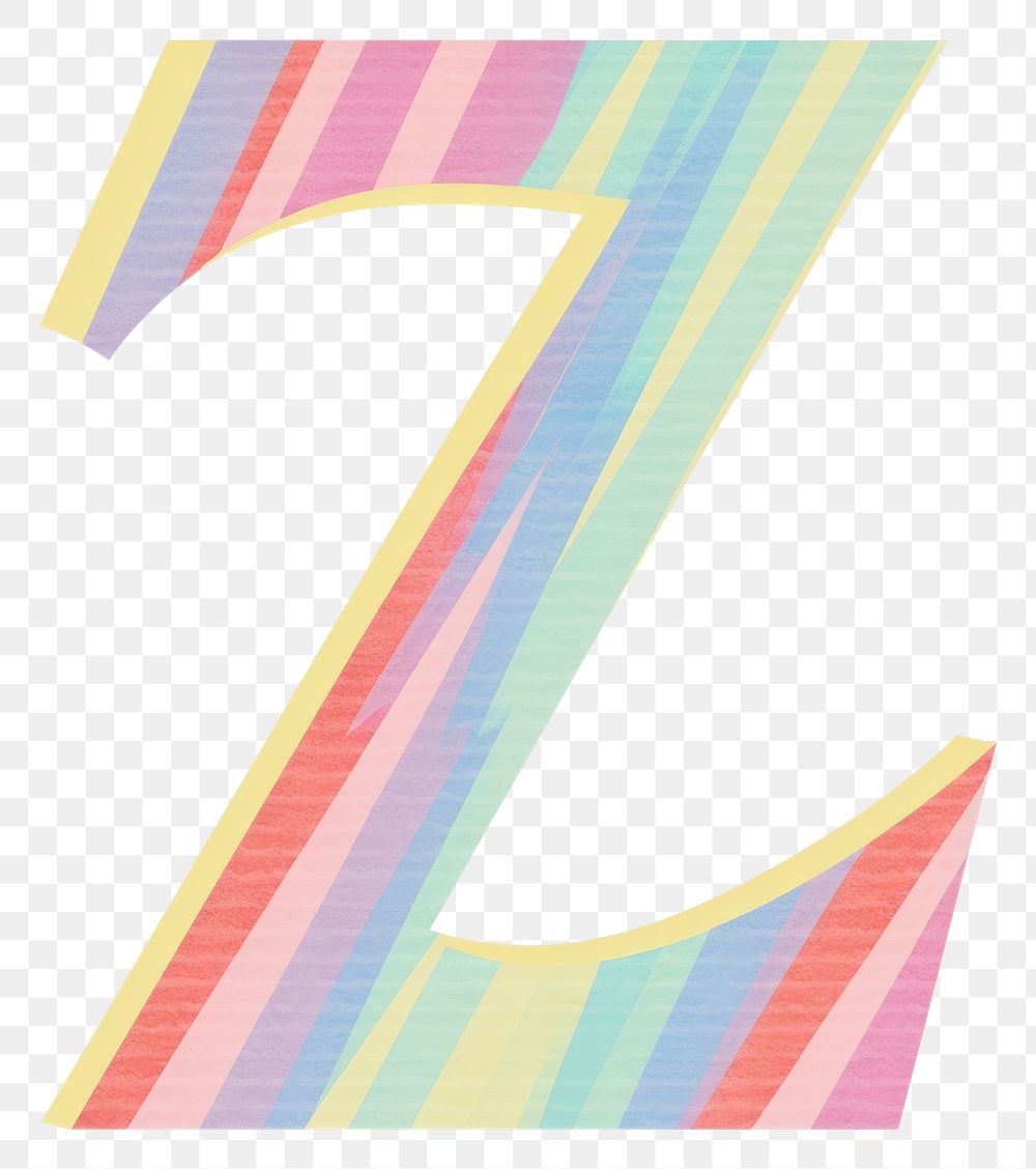 PNG Letter Z cut paper text symbol number.