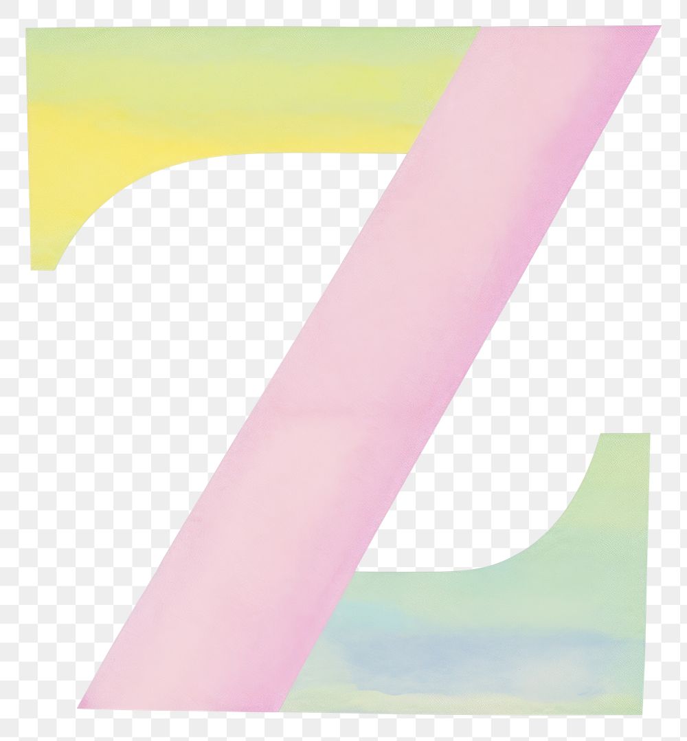 PNG Letter Z cut paper symbol number text.