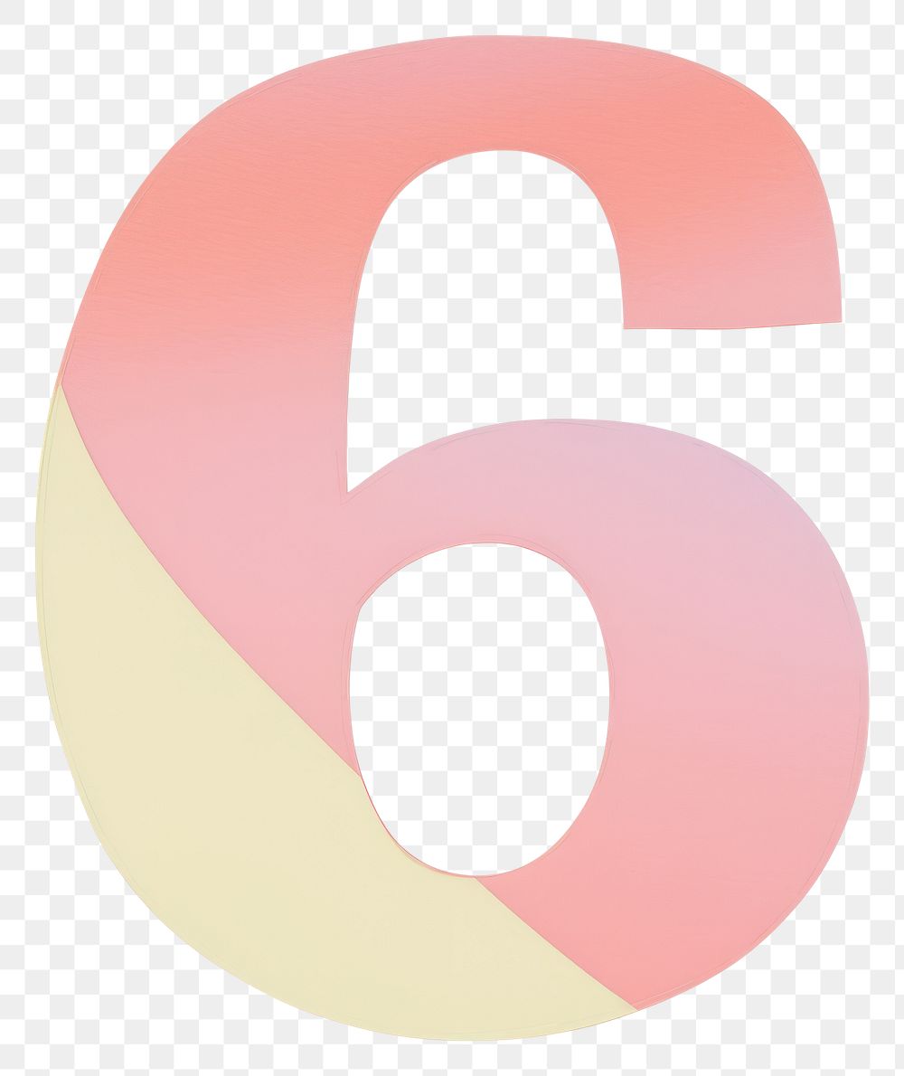 PNG Number letter 6 cut paper symbol text white background.