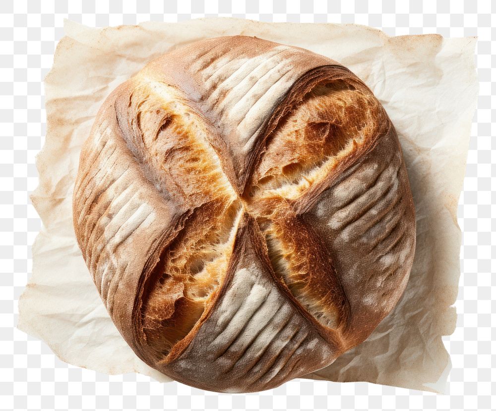 PNG Sourdough bread food white background viennoiserie.