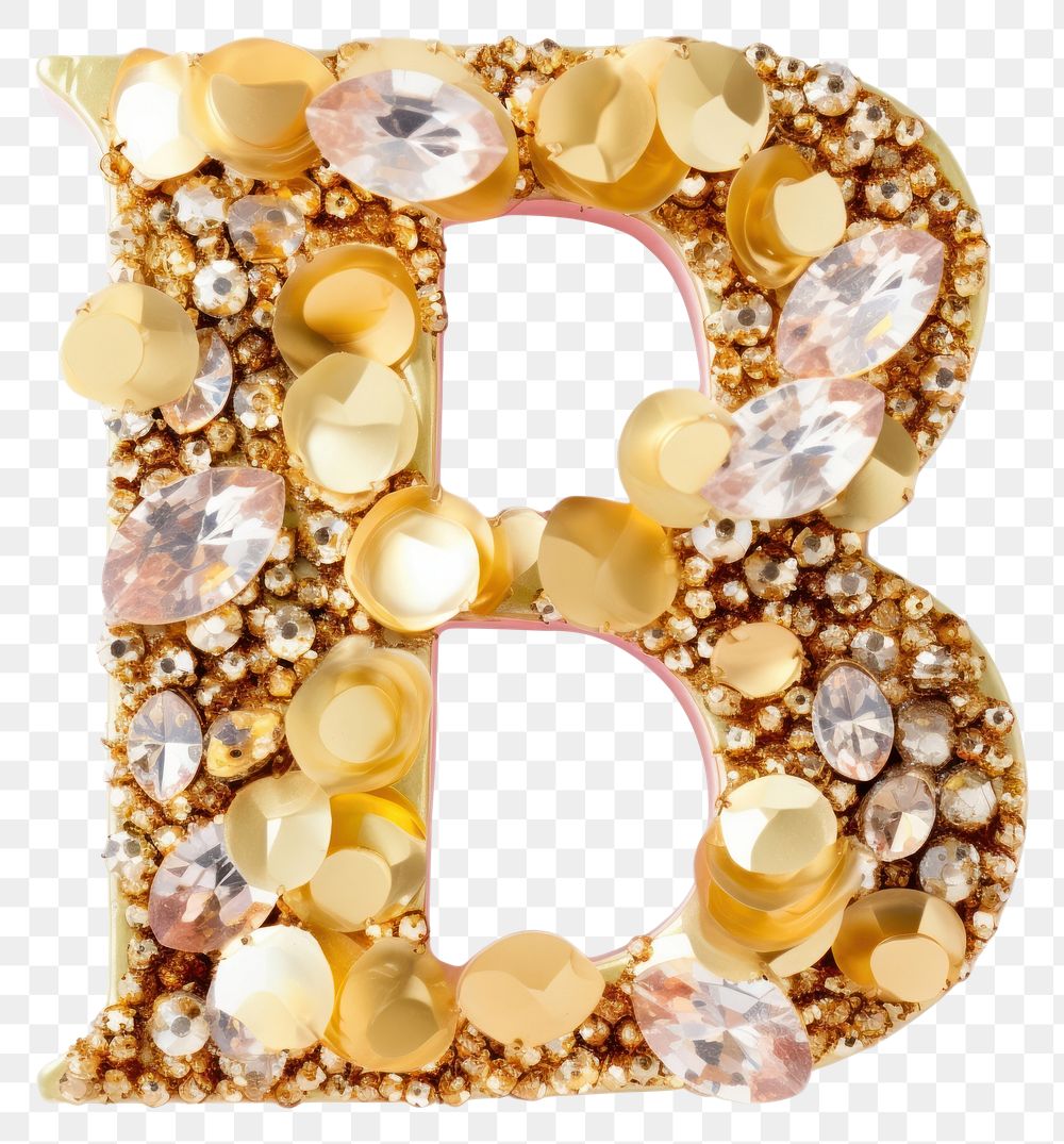 PNG Glitter letter B jewelry diamond white background.