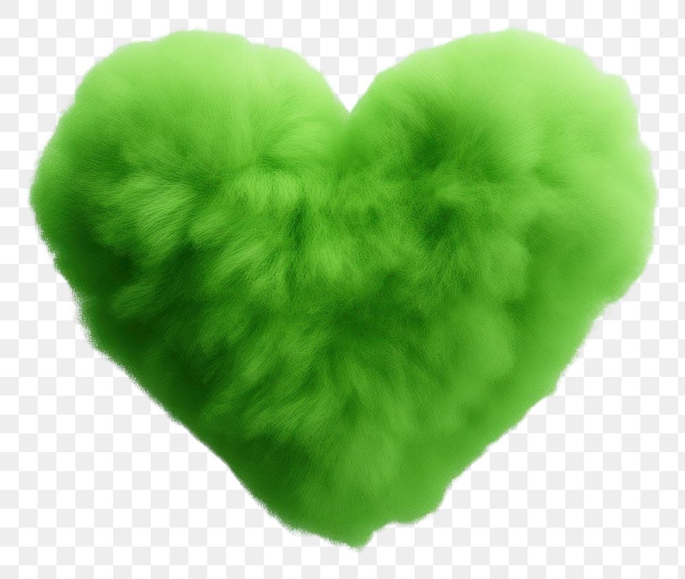 PNG Heart green love softness.