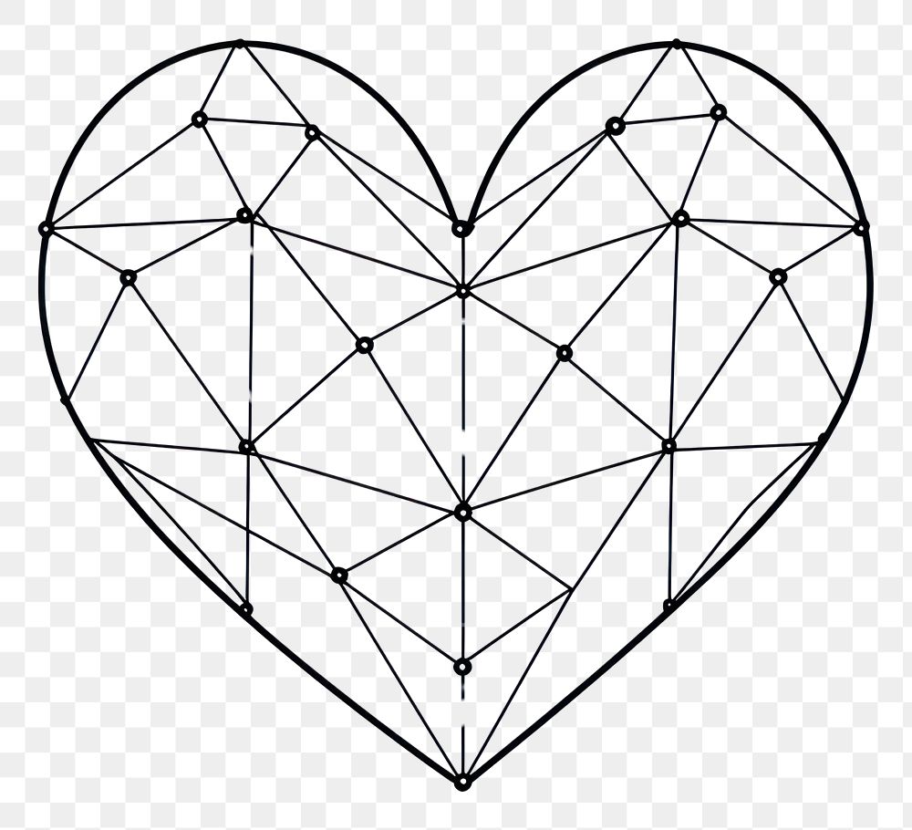 PNG Heart jewelry sketch heart.
