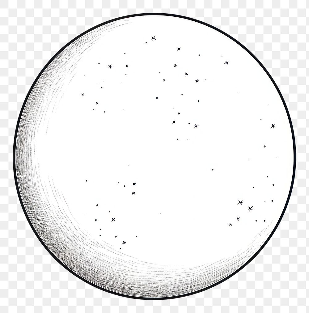 PNG Moon sphere sketch moon.