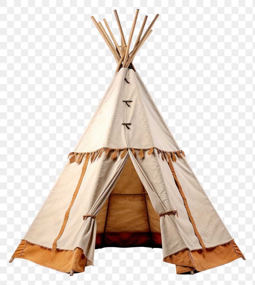 PNG Teepee camping tent white background.