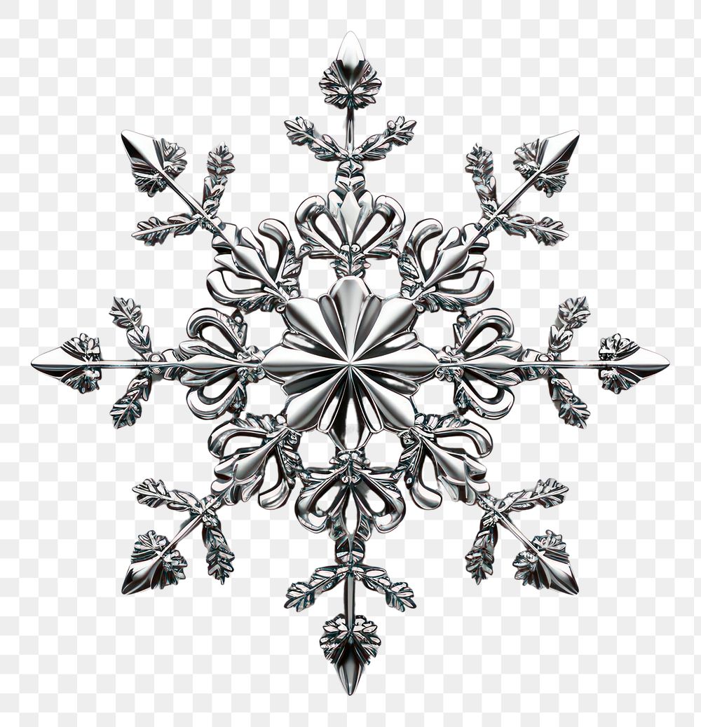 PNG A snowflake brooch white accessories.