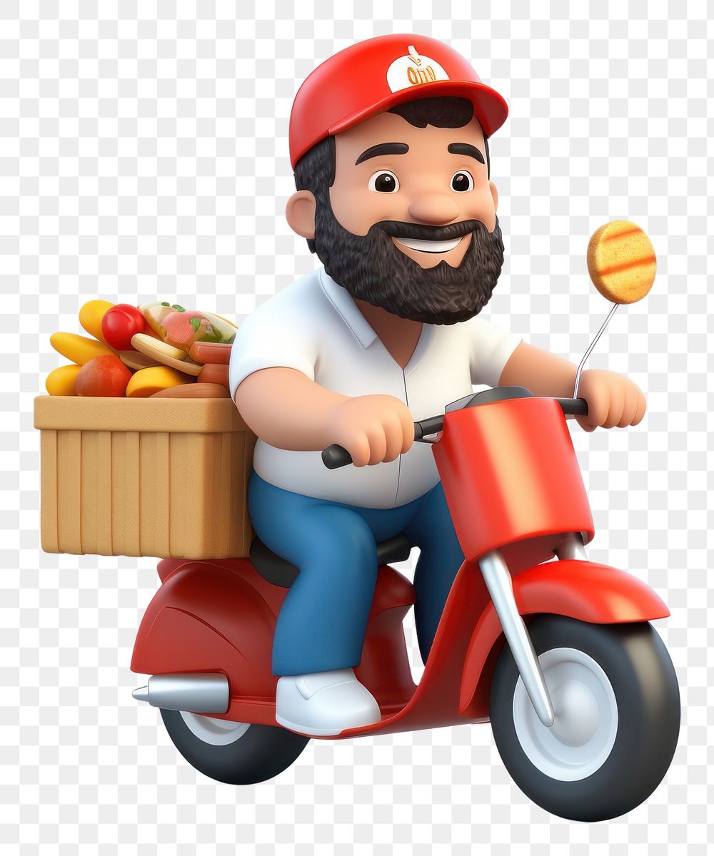 PNG Food delivery bicycle vehicle riding