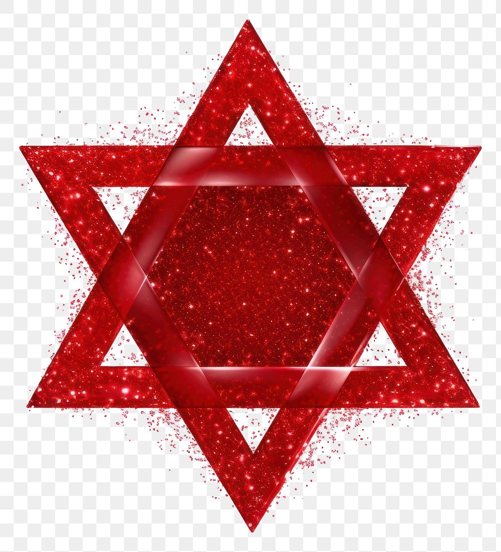 PNG Red bell hexagram icon shape white background christmas.