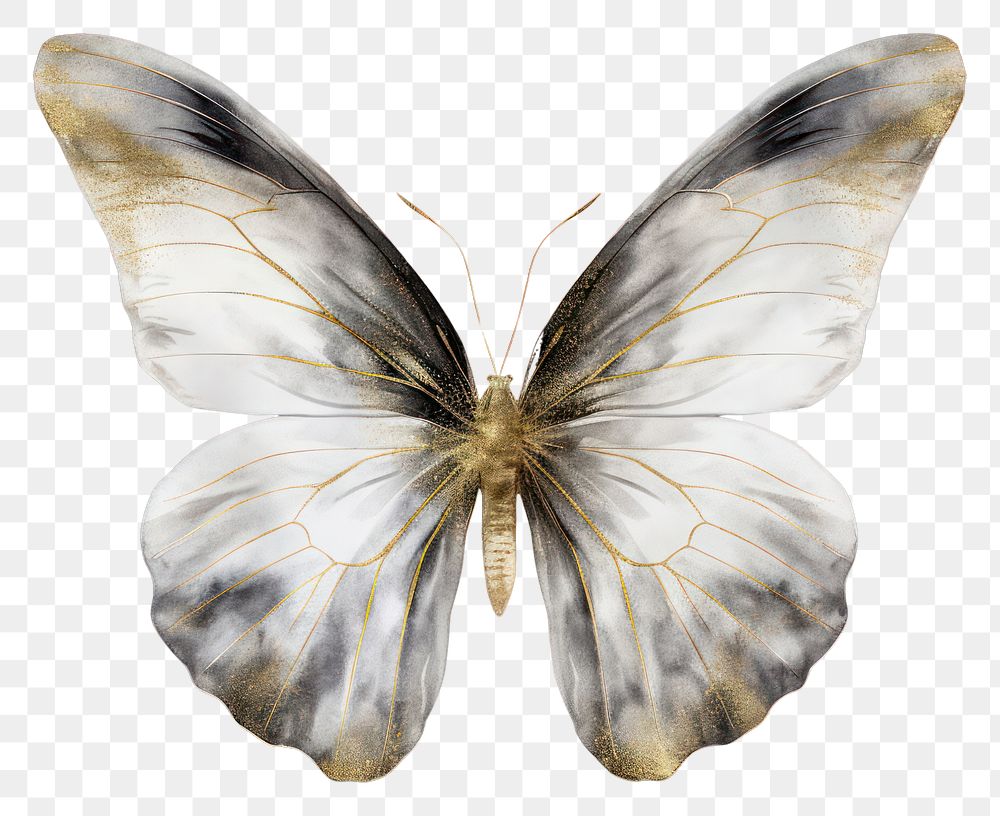 PNG White color butterfly animal insect petal.