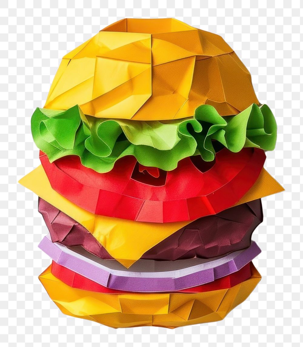 PNG Burger paper food white background.