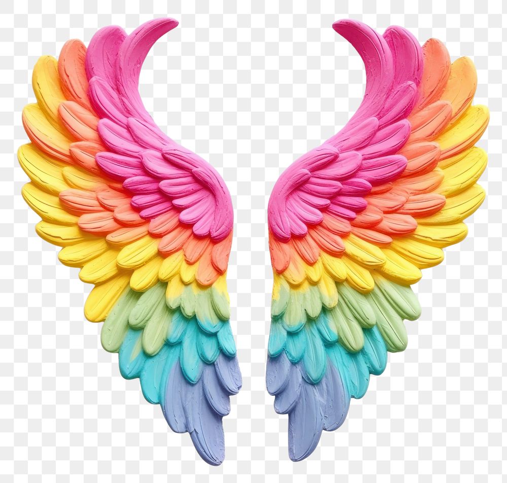 PNG Plasticine of angel wings art confectionery arrangement.