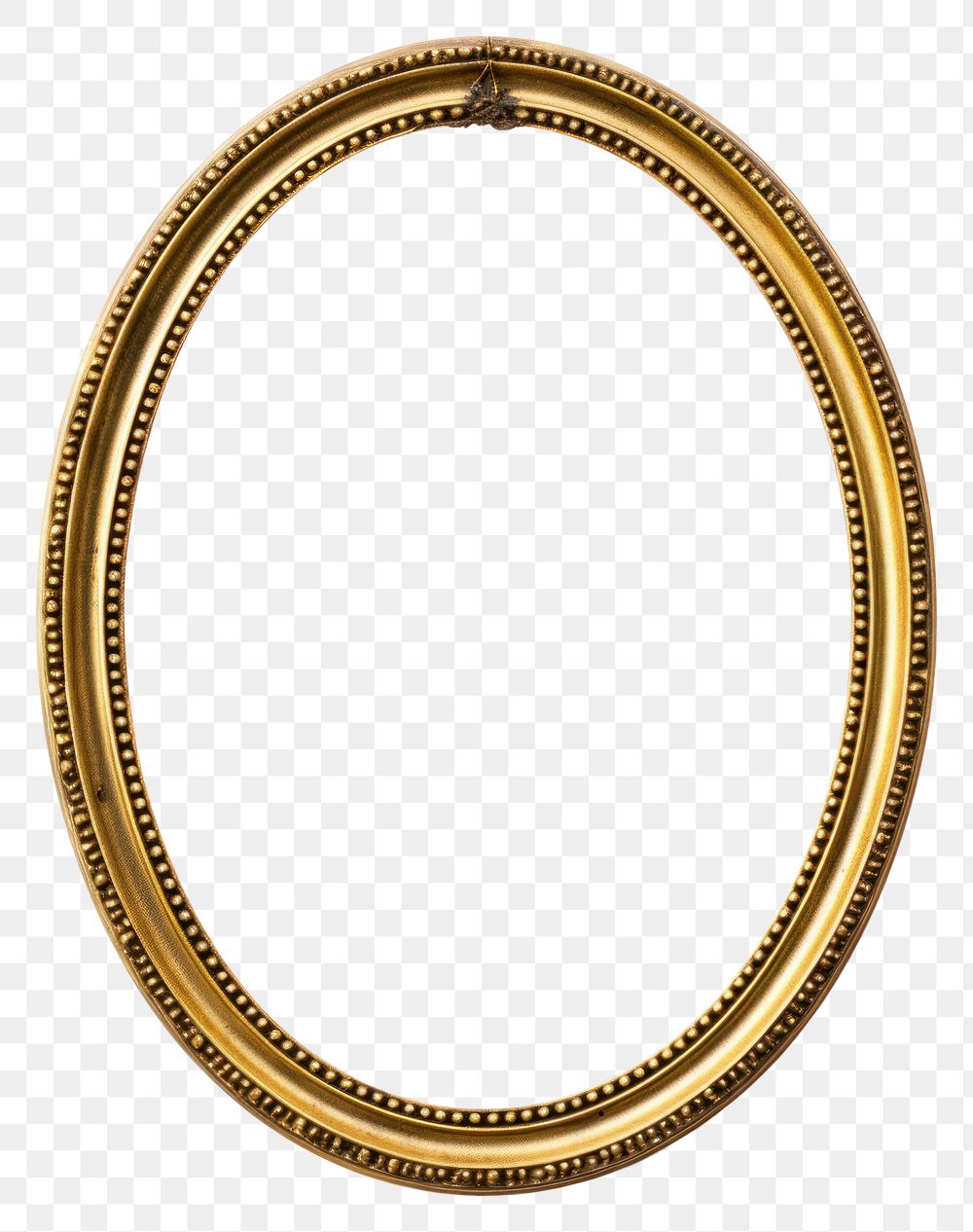 PNG Ornamental gold oval jewelry locket frame