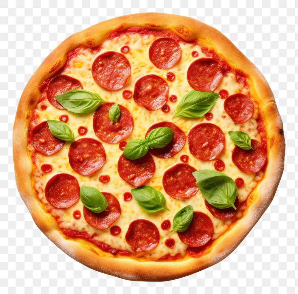 PNG  Pizza food mozzarella pepperoni.