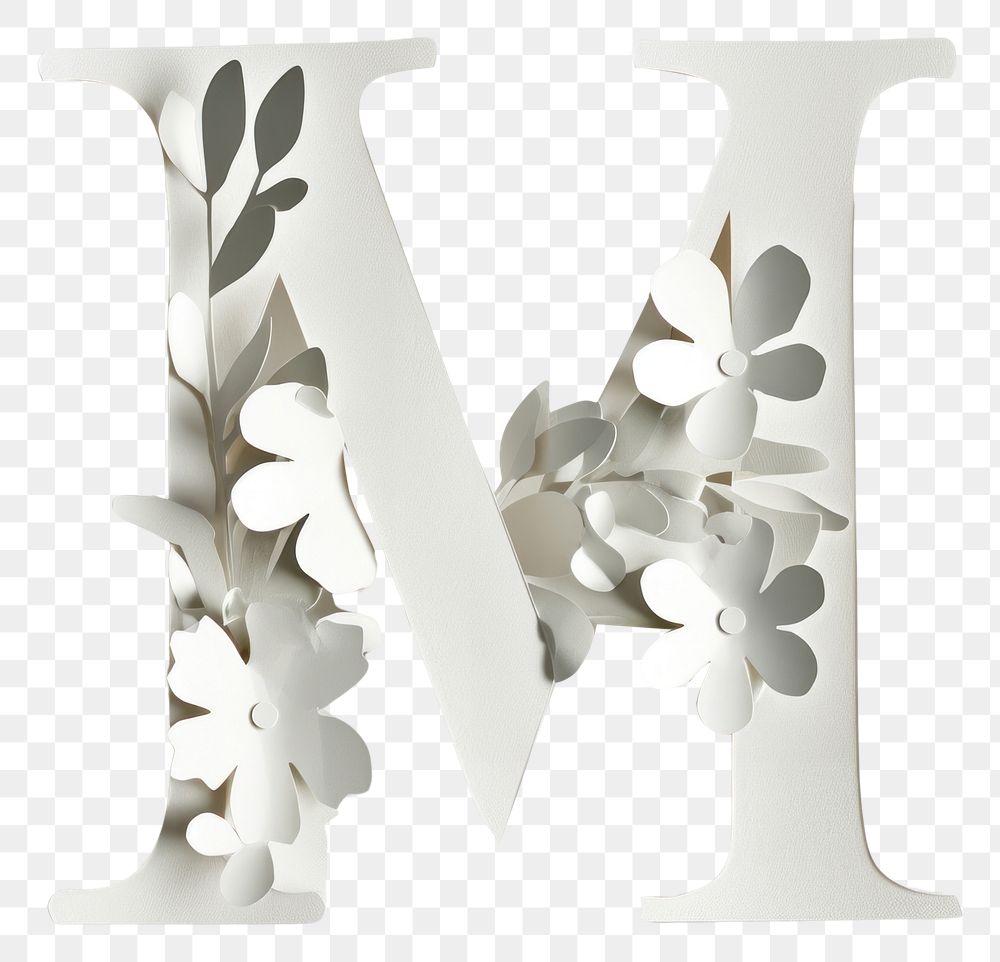 PNG White plant text chandelier.