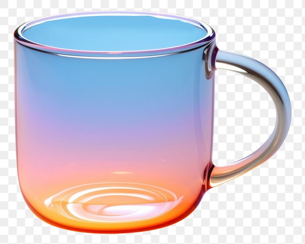 PNG Borosilicate coffee cup glass light drink.