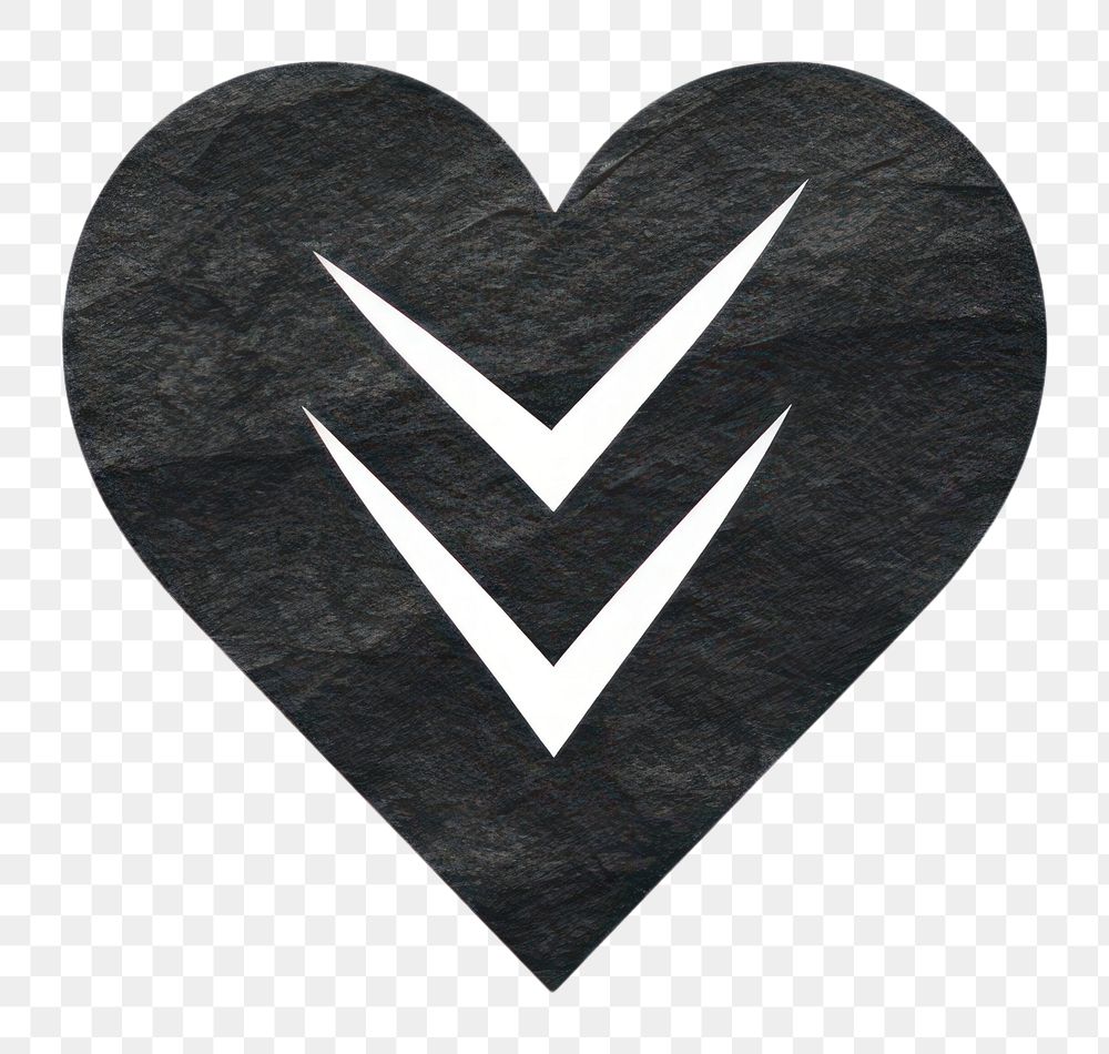 PNG Heart icon symbol black logo.