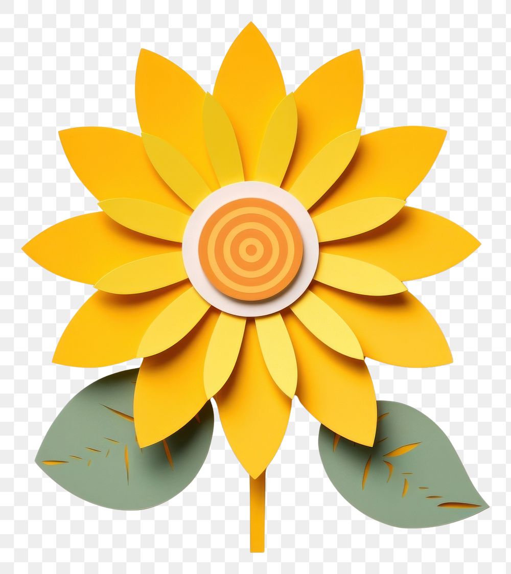 PNG Flower art sunflower plant.