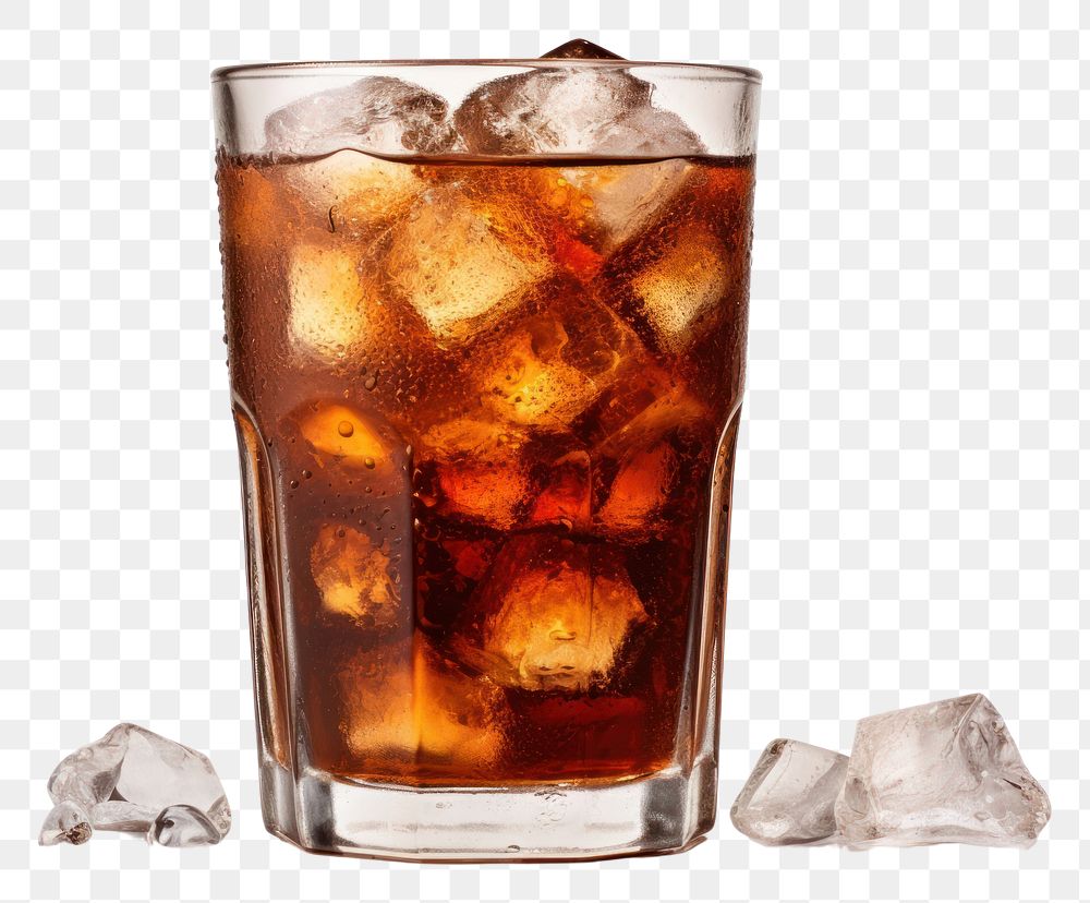 PNG Cocktail with Cola cocktail ice drink.