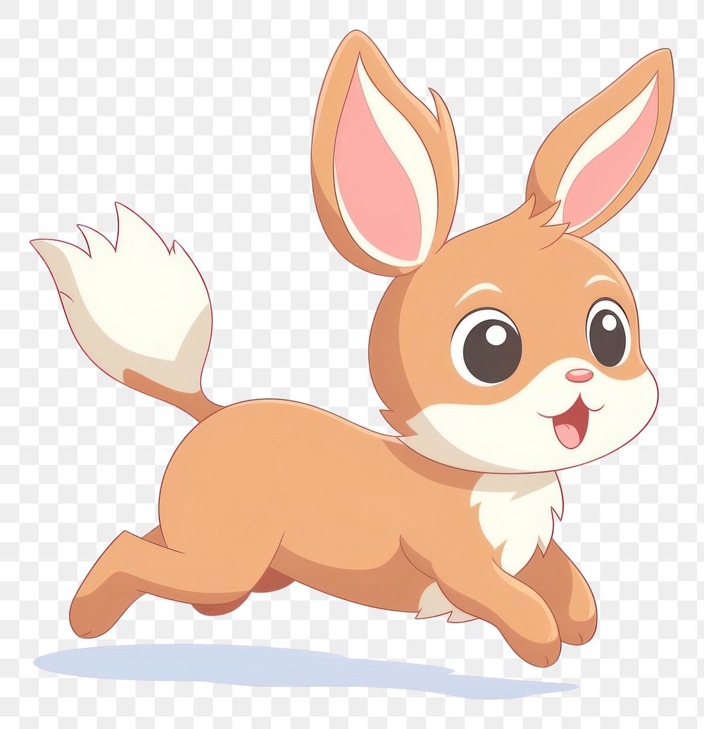 Hare cartoon style animal drawing mammal.