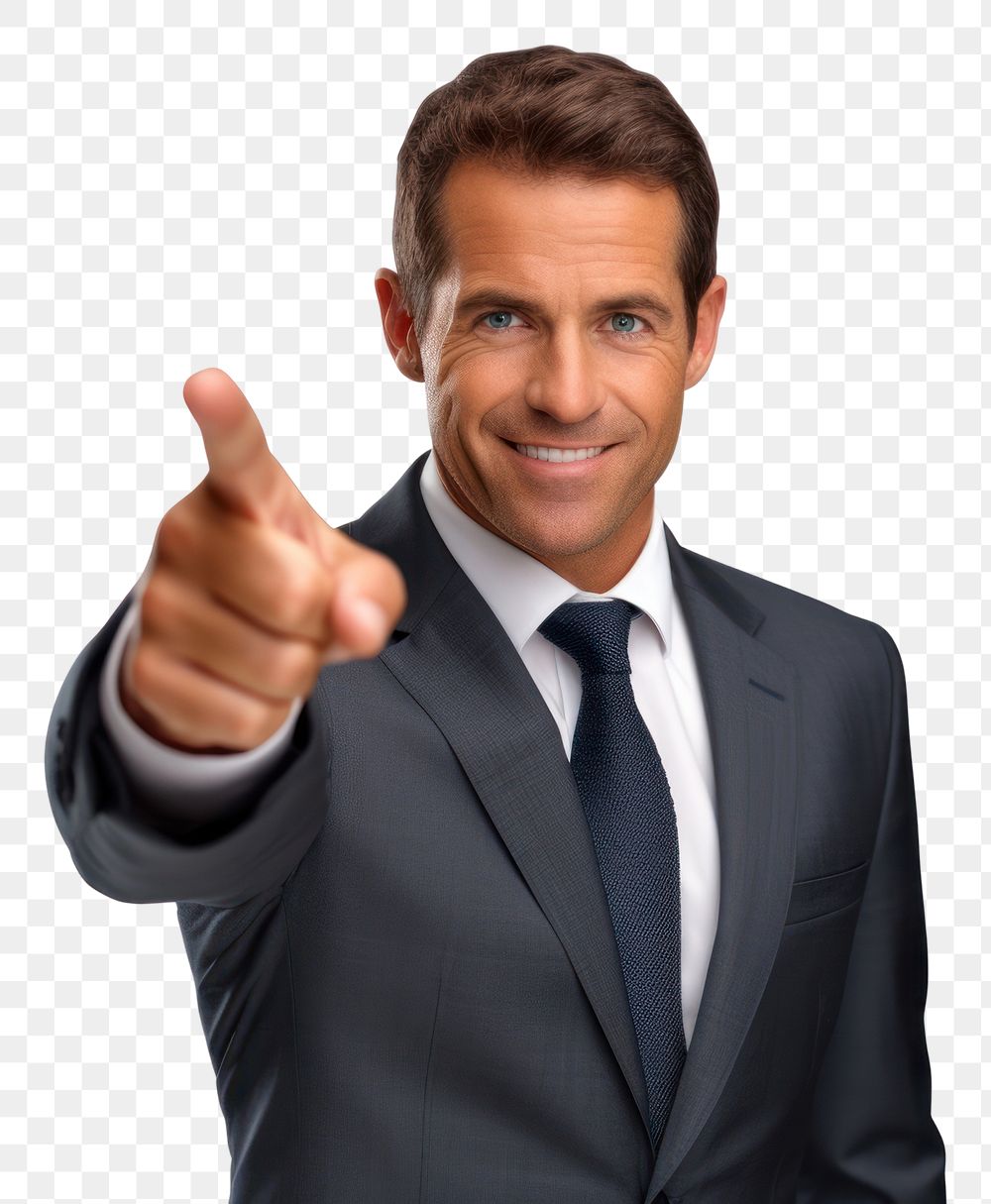PNG Business man and pointing to presentation portrait finger person.
