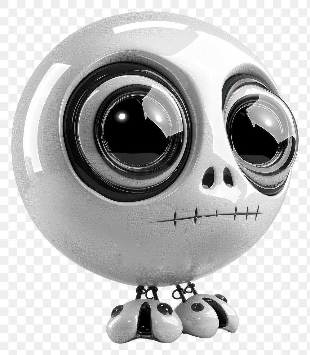 PNG Funny toy skull representation electronics technology.