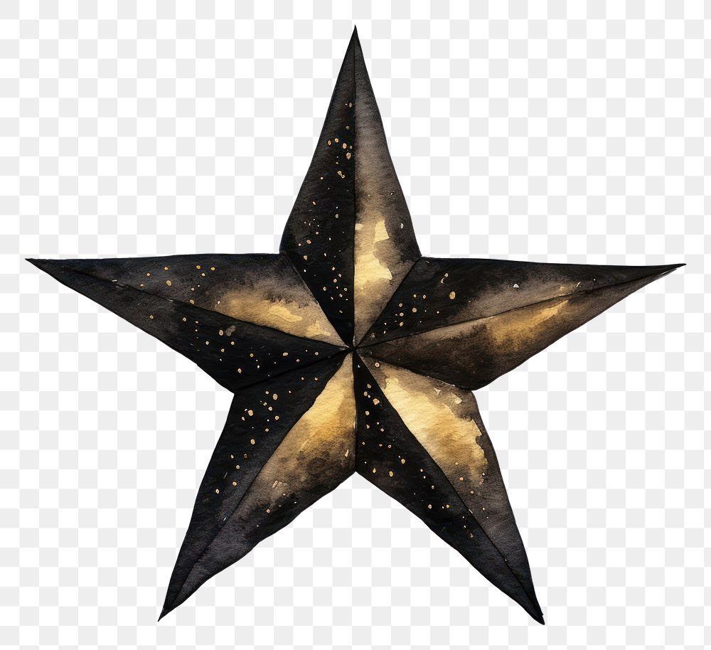 PNG Black color star symbol white background illuminated.