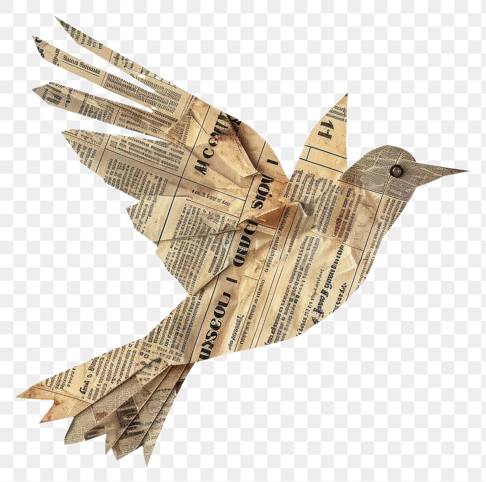 PNG Ephemera paper bird flying art animal transportation