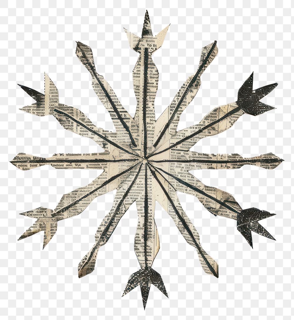 PNG Ephemera paper snowflake art creativity chandelier.