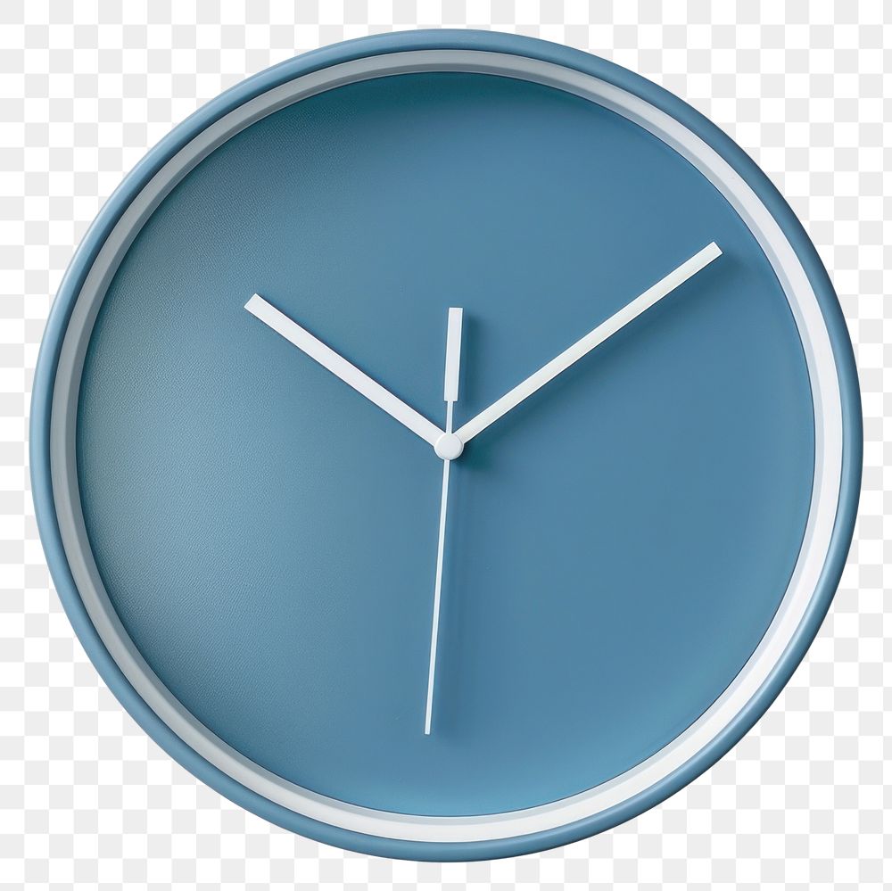 PNG Blue clock furniture accuracy deadline.