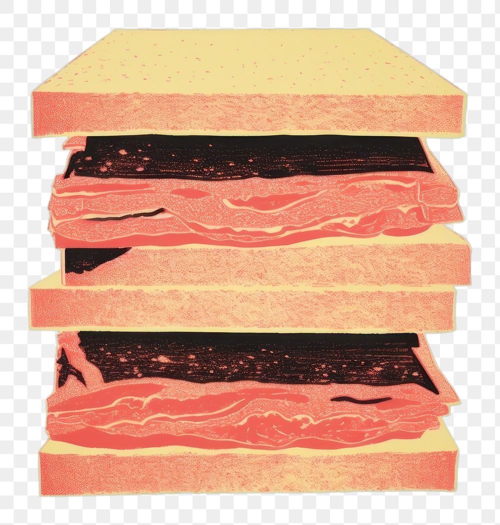 PNG  Sandwich food meat letterbox.