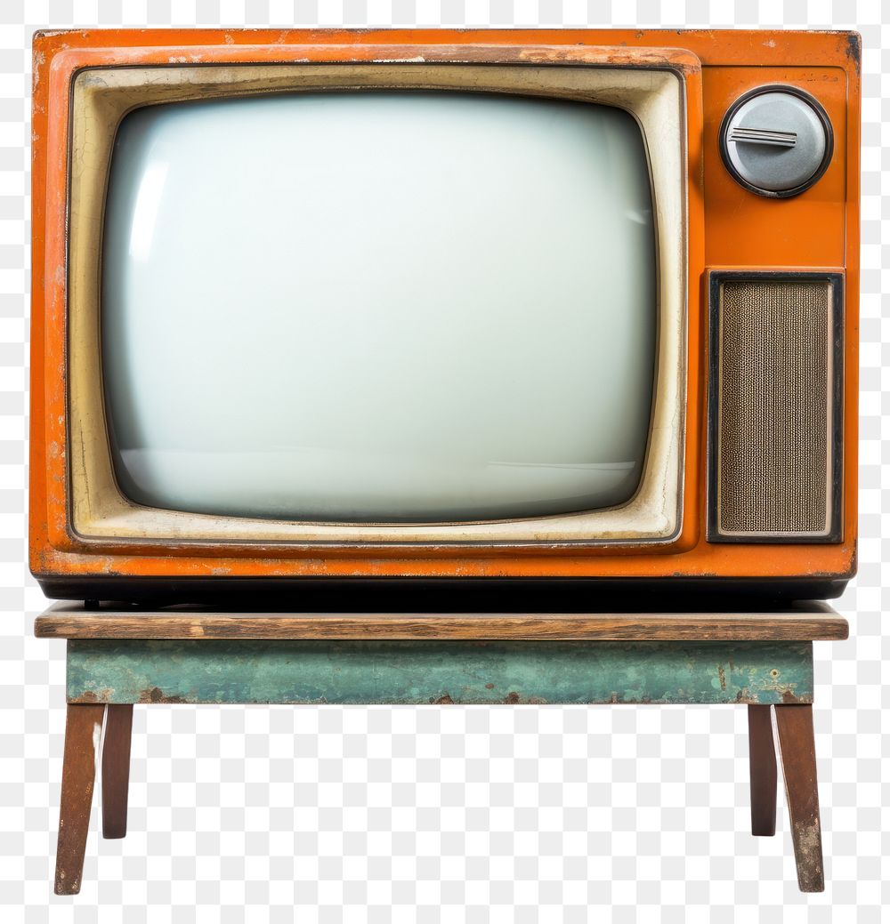 PNG Television old white background electronics.