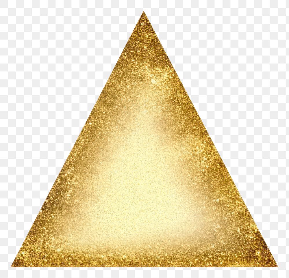 PNG  Gold triangle icon backgrounds shape white background.