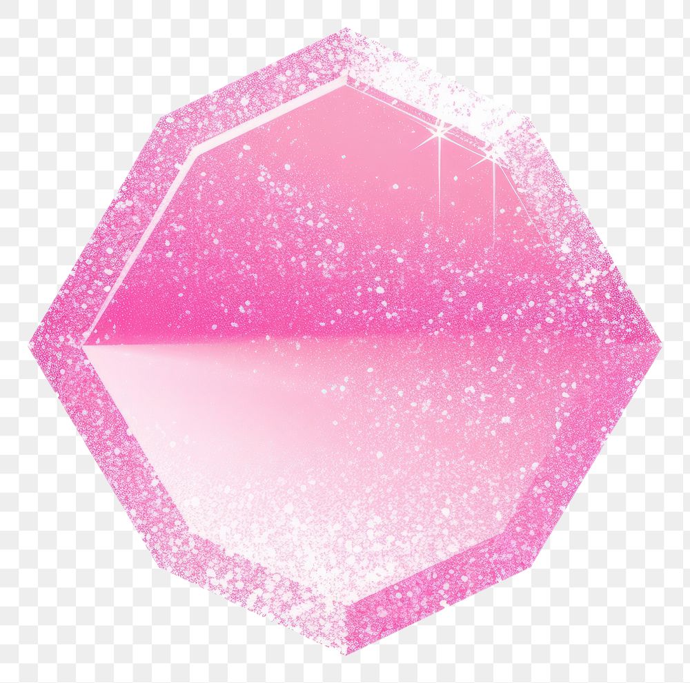 PNG Pink pentagon icon shape white background rectangle.