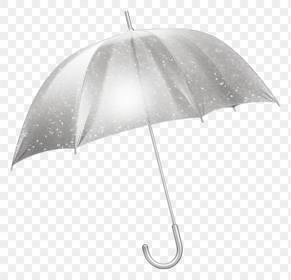 PNG  Silver umbrella icon white background protection simplicity.