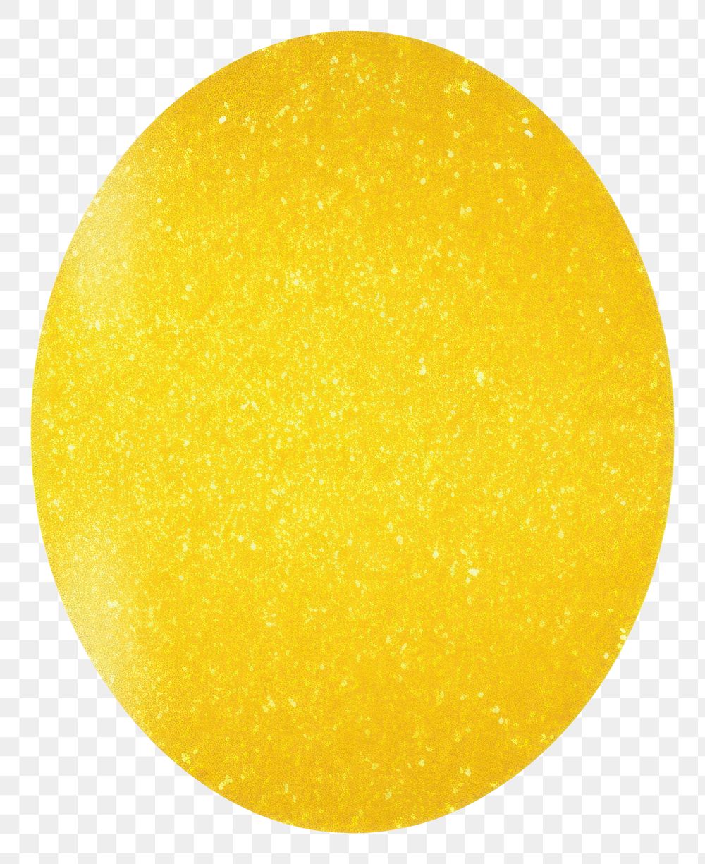 PNG Yellow oval icon shape egg white background.