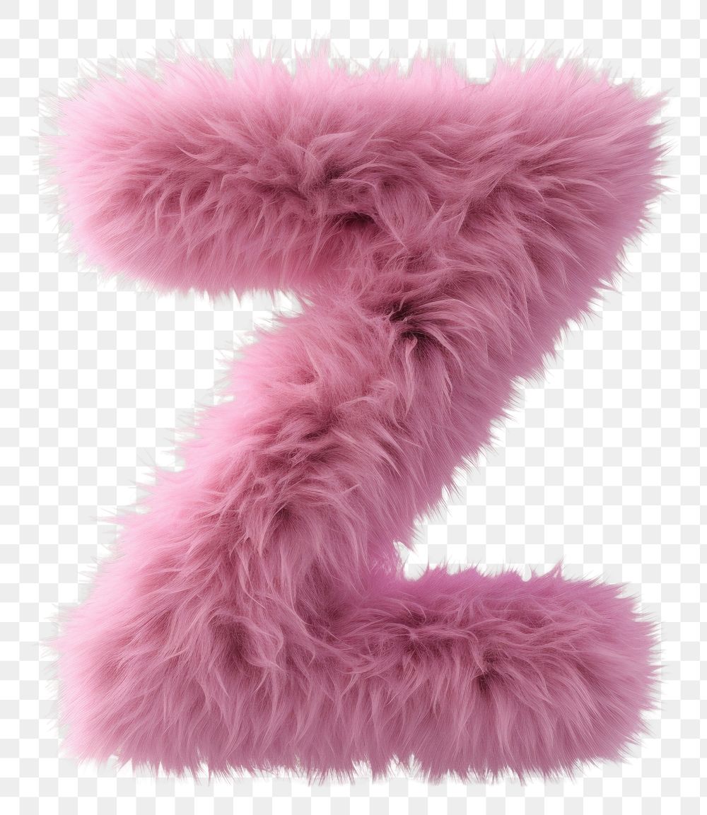 PNG  Fur letter Z pink accessories accessory.