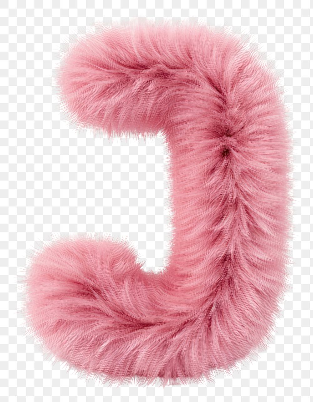PNG  Fur letter J pink accessories accessory.