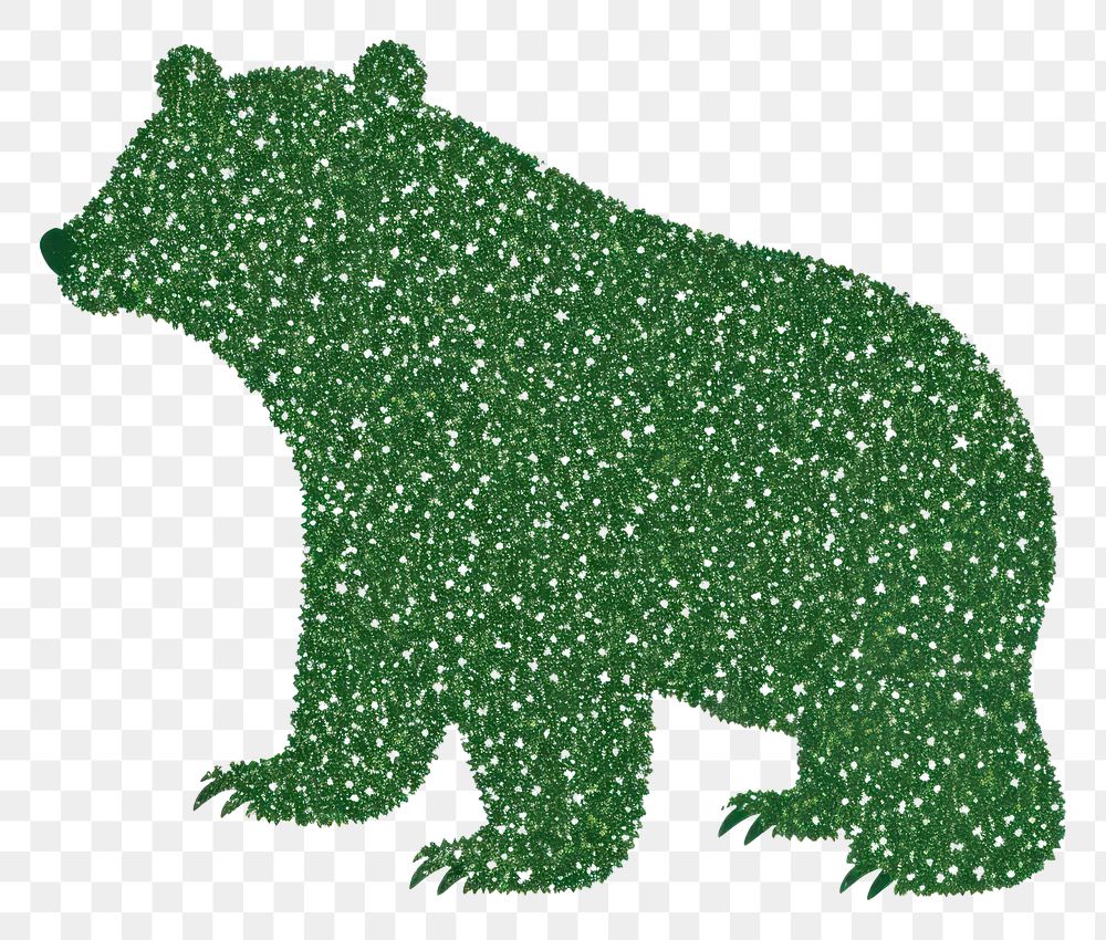 PNG Mammal bear wildlife cartoon.