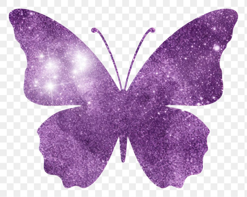 PNG Lavender purple petal butterfly.